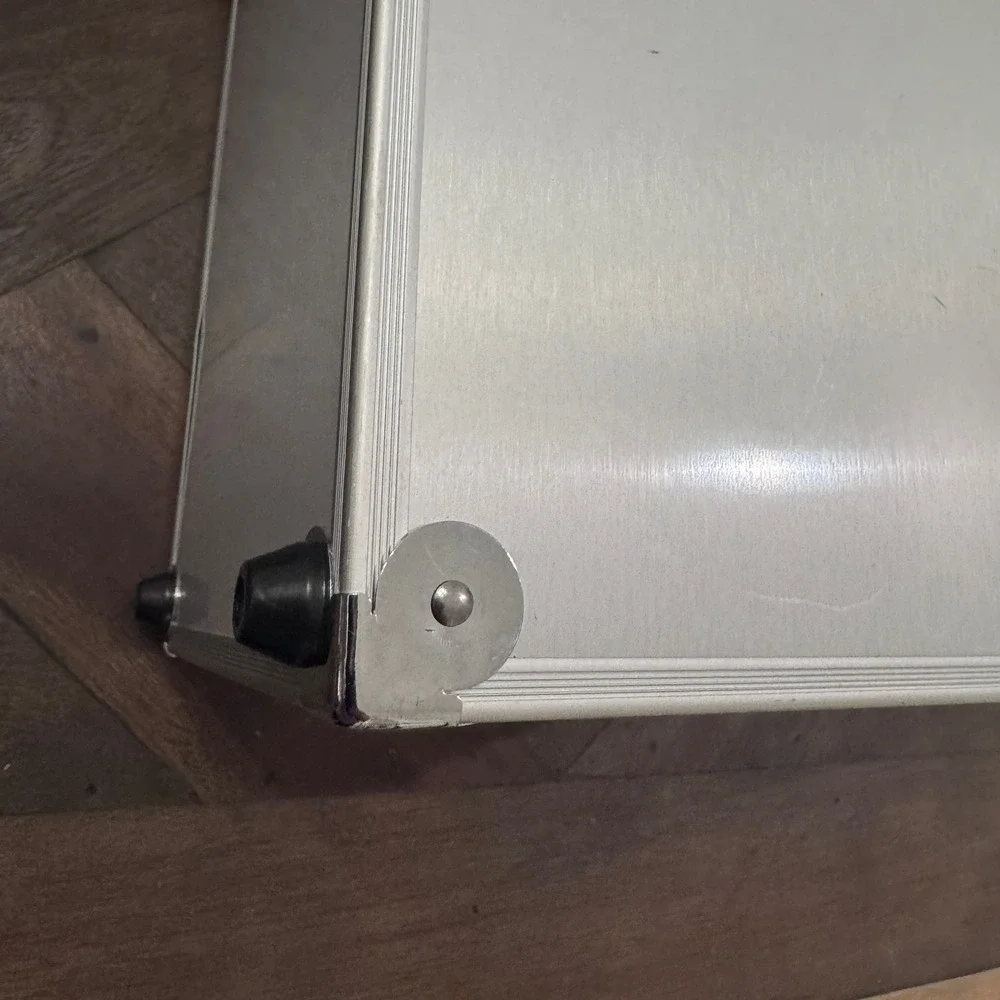 Aluminum Storage Case Silver Together We Will Hard Shell Latch Box Handle